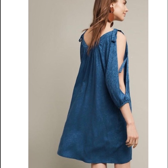 Anthro Holding Horses open shoulder dress Leyton - Picture 4 of 9